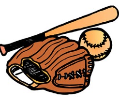 Glove Bat and Ball
