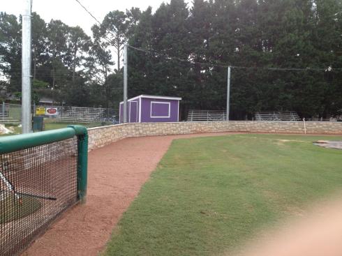Backstop Photo with Warning Track 9-18-14